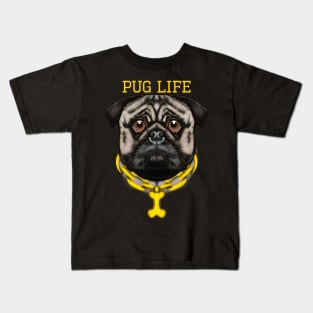 Pug life Kids T-Shirt